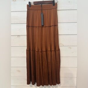 House of Harlow 1960 NWT Rust Maxi Skirt in size XS